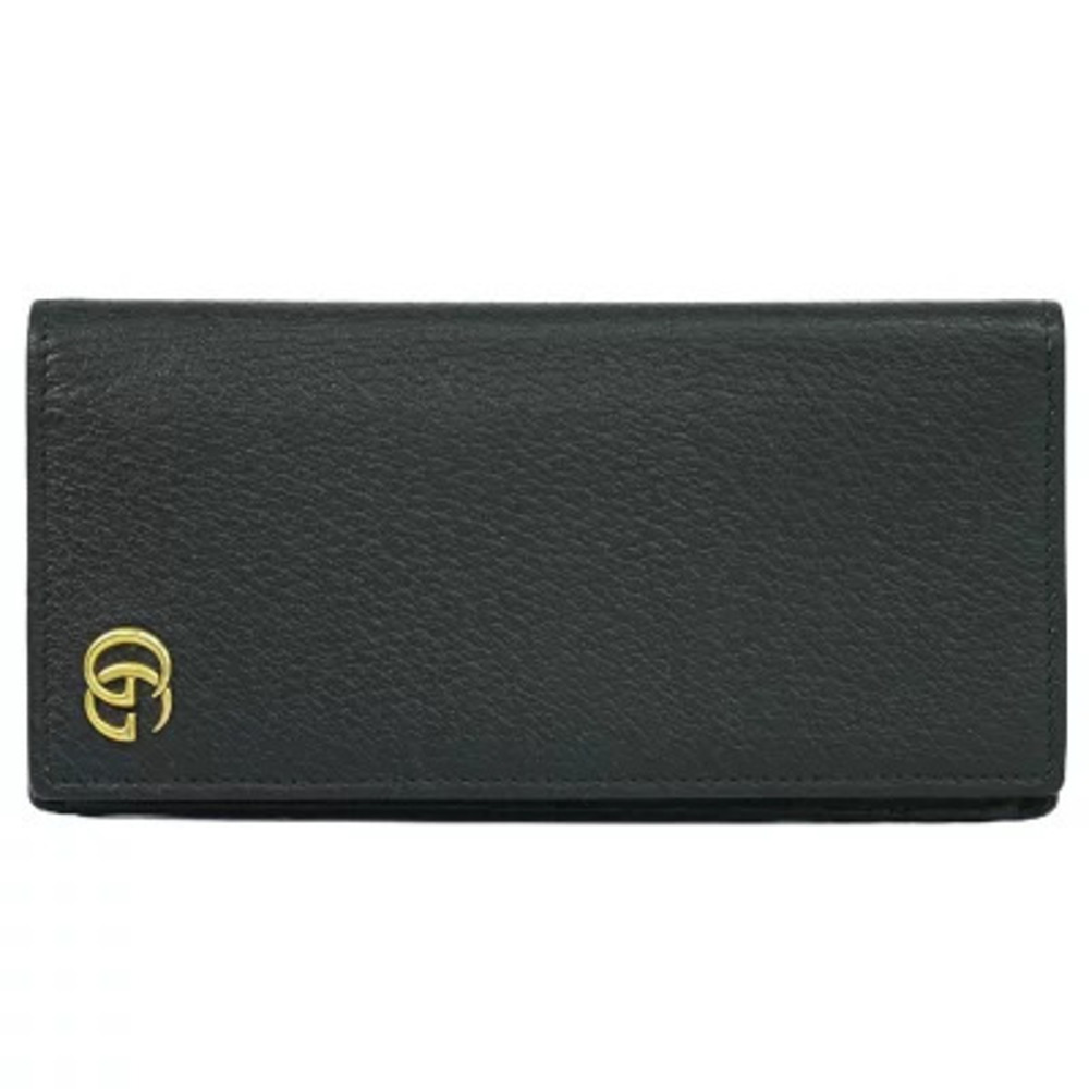 Gucci GG Marmont long wallet leather black